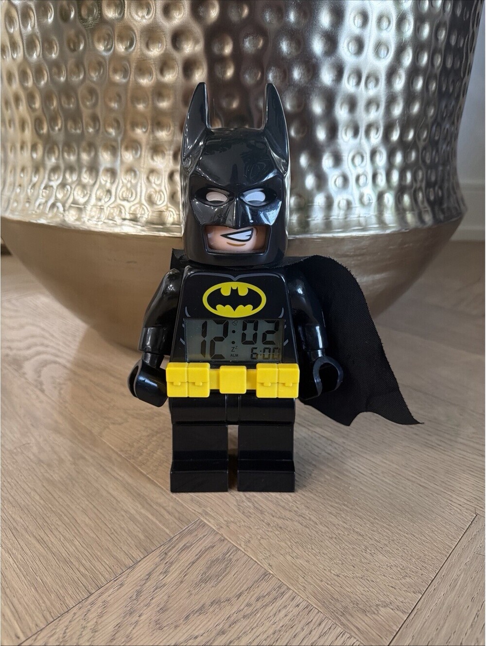 LEGO Batman Movie Minifigure Digital Alarm Clock Light-Up 11” Tested Works!